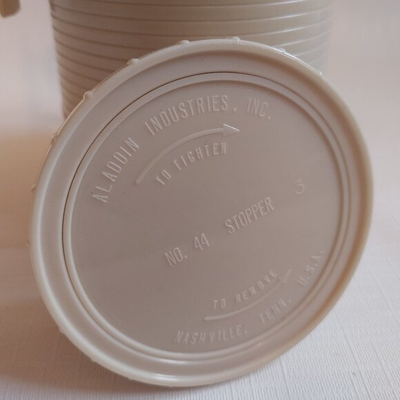 1970's Vintage Red Aladdin HY-LO Thermos Bottle # WM1060P Wide Mouth Quart - Picture 9 of 10